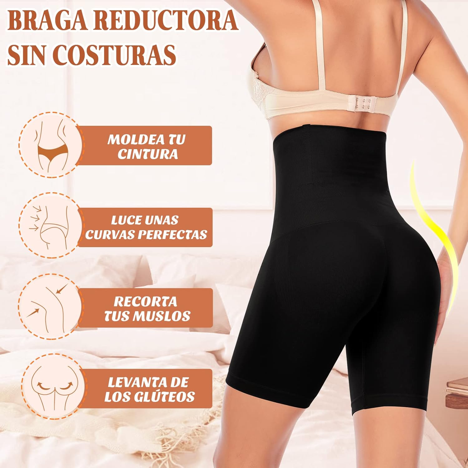 FAJA SHORT LEVANTA COLA (¡Adiós a las grasitas no deseadas!)